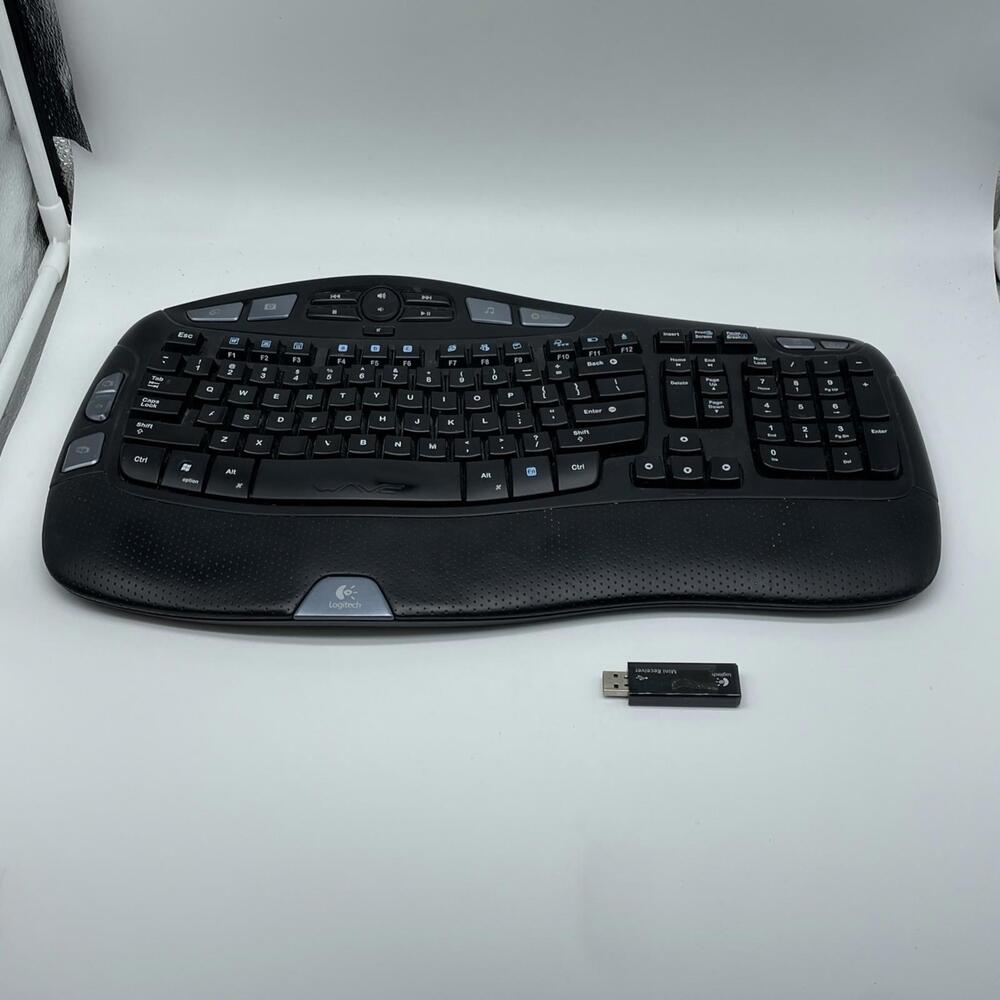 Logitech Wave Wireless Keyboard | Y-RCP140 | Fully Tested + Receiver
